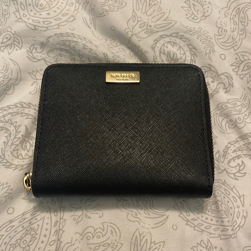 Authentic black Kate Spade wallet